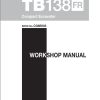 Takeuchi Excavator TB138FR TB153FR TB180FR Parts Workshop Operators Manual DE EN 2