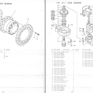 Takeuchi Excavator TB1400EX Parts Manual 1 1