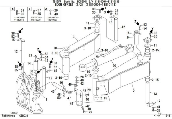 Takeuchi Excavator TB15 TB25FR Operators Parts Workshop Manual 1
