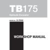 Takeuchi Excavator TB175 Operators Parts Workshop Manual EN ES 2