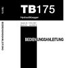 Takeuchi Excavator TB175 Parts Workshop Operators Manual DE EN 1