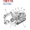 Takeuchi Excavator TB175 Parts Workshop Operators Manual DE EN 2