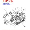 Takeuchi Excavator TB175 Workshop Parts Operators Manual 2