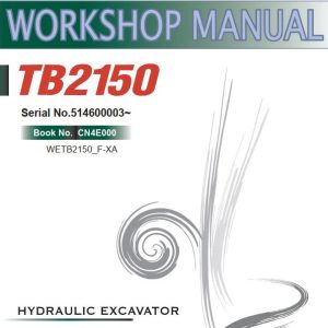 Takeuchi Excavator TB2150 Workshop Operators Parts Manual