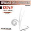 Takeuchi Excavator TB219 Workshop Parts Operators Manual IT EN