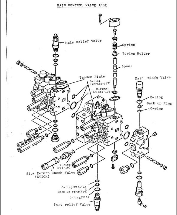 Takeuchi Excavator TB2200D Parts Service Manual 3