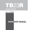 Takeuchi Excavator TB23R Operators Parts Workshop Manual ES EN 2