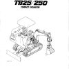 Takeuchi Excavator TB25 Workshop Parts Operators Manual 2