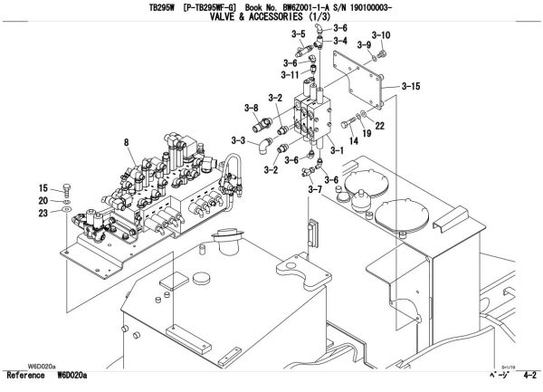 Takeuchi Excavator TB295W Workshop Operators Parts Manual 1