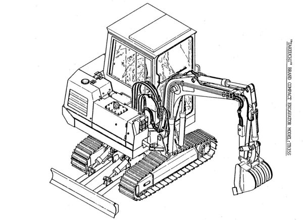 Takeuchi Excavator TB35S Workshop Manual