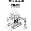 Takeuchi Excavator TB36 Workshop Parts Operators Manual 2