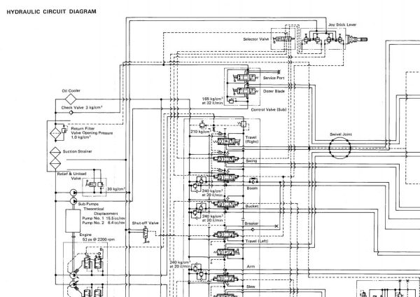 Takeuchi Excavator TB68 Workshop Parts Operators Manual 3