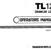 Takeuchi Loader TL126 Workshop Parts Operators Manual 1