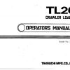 Takeuchi Loader TL26 Workshop Parts Operators Manual 1