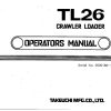 Takeuchi Track Loader TL26 Operator Parts Workshop Manual 2