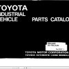 Toyota Forklift FBCA30 30 FBCA30 Parts Catalog