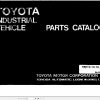 Toyota Forklift FBE10 FBE13 FBE15 FBE18 Parts Catalog