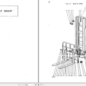 Toyota Forklift FGC10 to FGC25 02 FGC10 to 02 FGC25 Parts Catalog