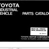 Toyota Forklift HB20 to HBWA30 Parts Catalog