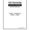 Toyota Forklift THD2600 24 Parts Catalog