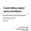 Toyota T Matics Mobile Wired Installation Manual