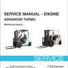 Unicarrier Advanced Turbo Engine ZD30 Service Manual SM5UC AZD30 2016