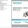 Unicarrier Forklift 1F1 1F2 Engine K21 K25 Service Manual SM45U K2125 2015
