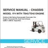 Unicarrier Forklift 1F4 Chassis Service Manual SM5UC 1F4TB 2015