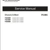 Unicarrier Forklift TX30M TX35M TX40M Service Manual 997SE 11000