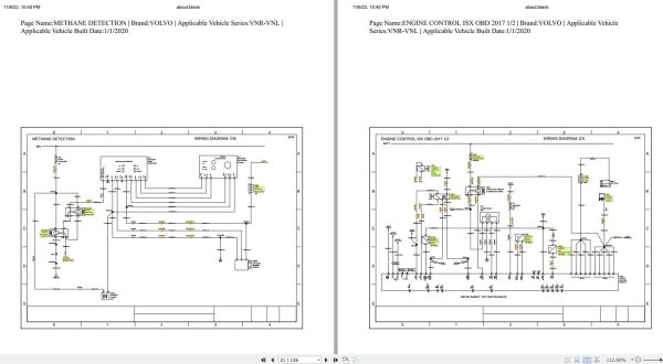 Volvo Truck VN 2020 Series Wiring Diagram