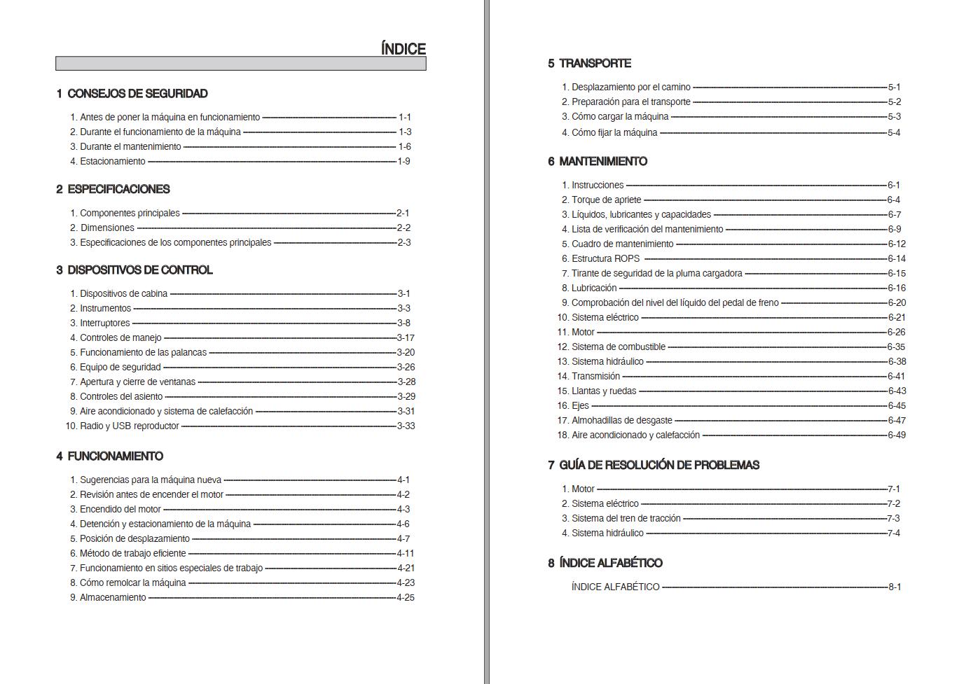 001 Hyundai Excavator H930C H940C Operator Manual ES