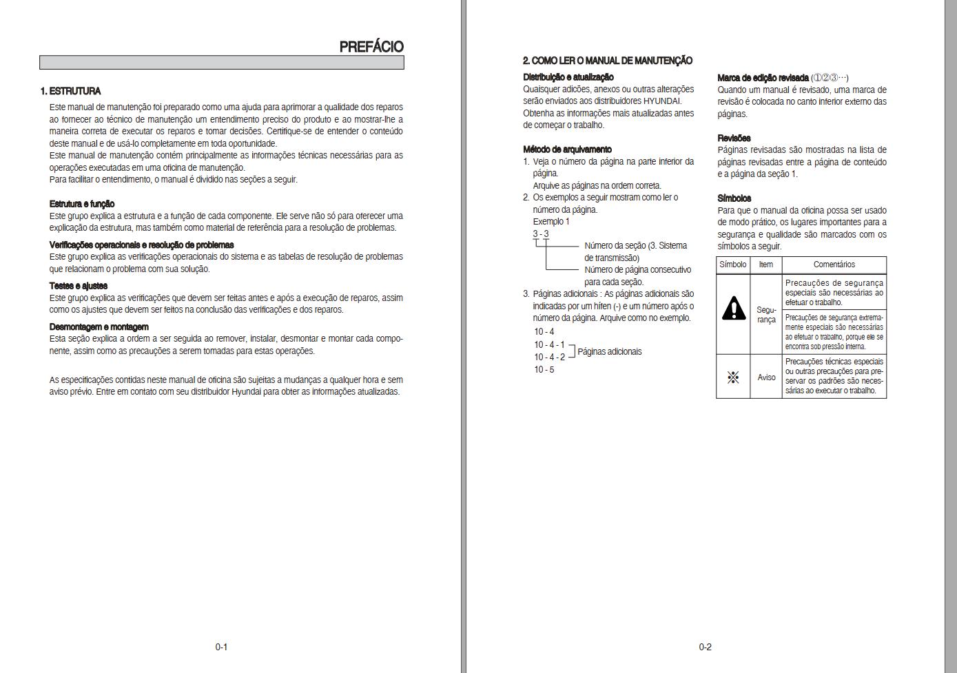 005 Hyundai Excavator H930S H940S Service Manual PT