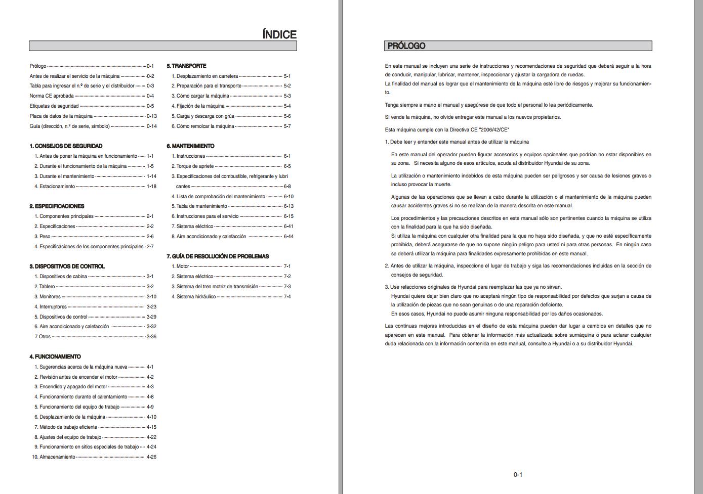 028 Hyundai Excavator HL757 9S Operator Manual ES