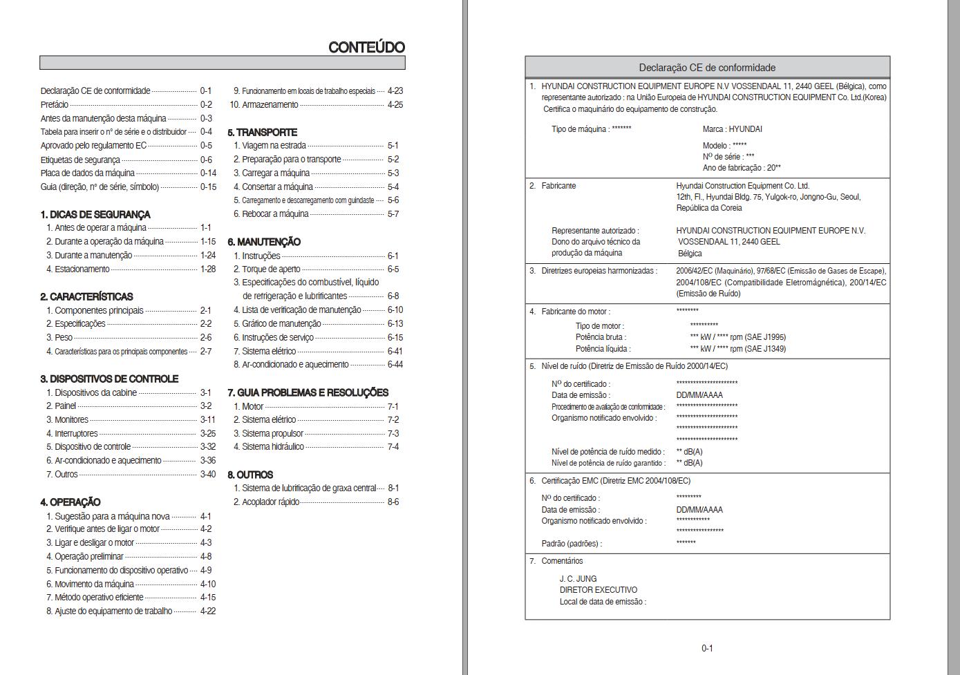 040 Hyundai Excavator HL760 9 Operator Manual PT