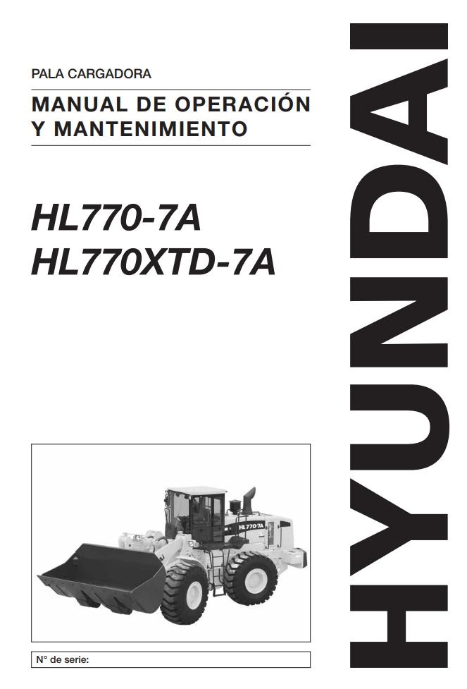 048 Hyundai Excavator HL770 7A Operator Manual ES