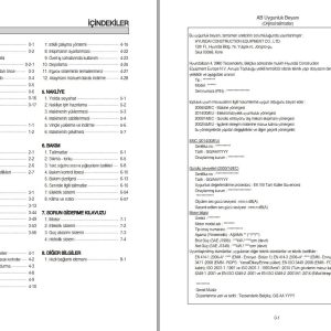 066 Hyundai Excavator HL930A TM Operator Manual TR