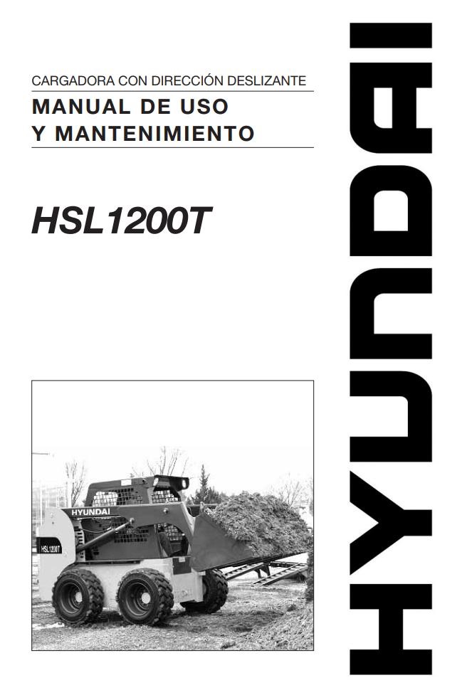 075 Hyundai Excavator HSL1200T Operator Manual ES