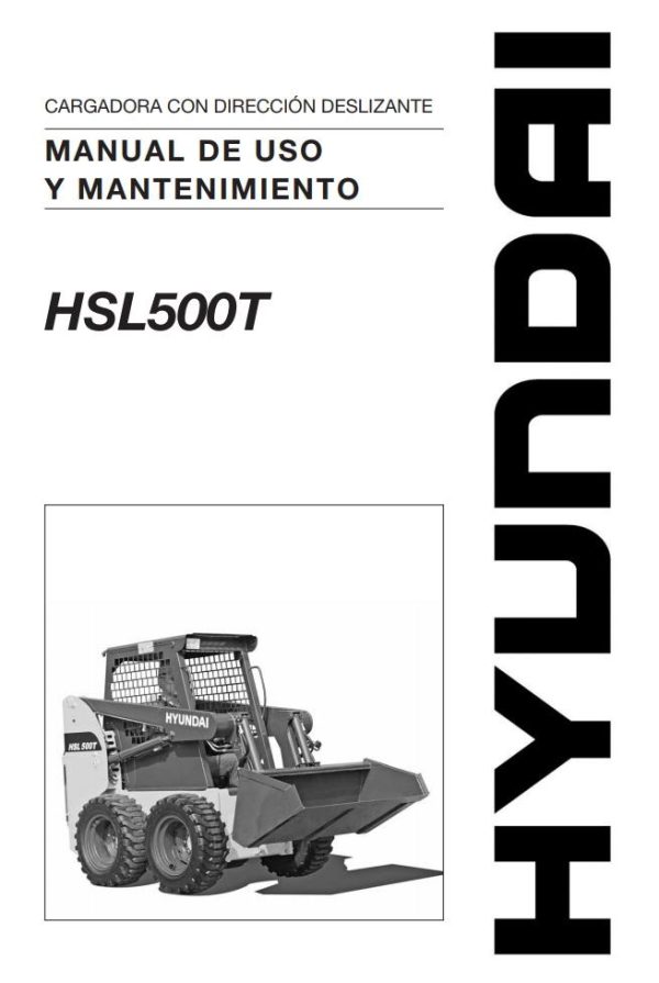 078 Hyundai Excavator HSL500T Operator Manual ES