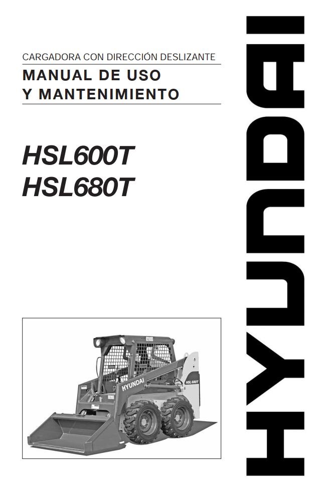 079 Hyundai Excavator HSL600T HST680T Operator Manual ES