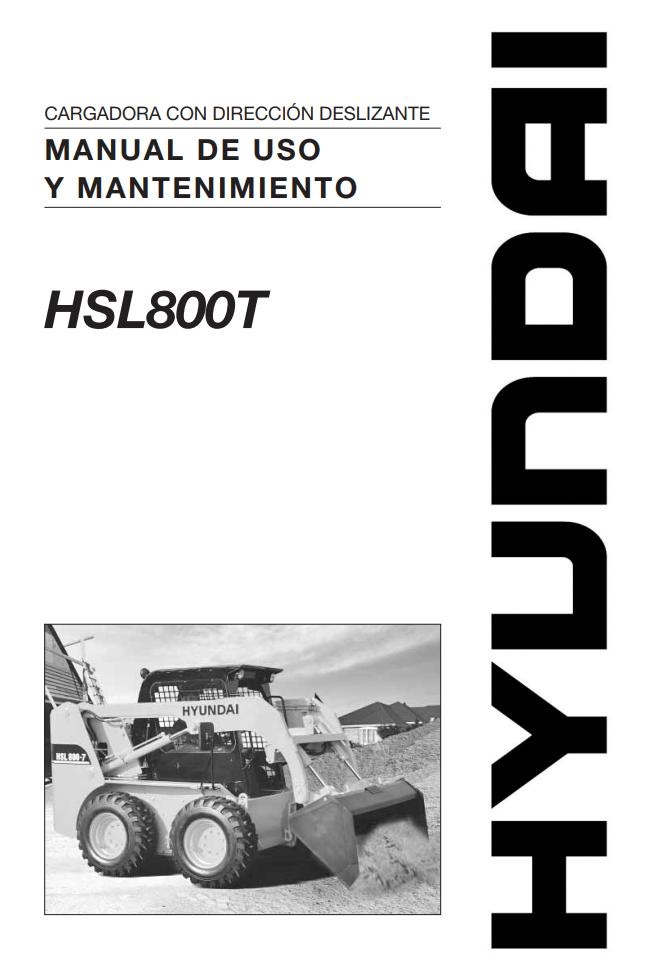 082 Hyundai Excavator HSL800T Operator Manual ES