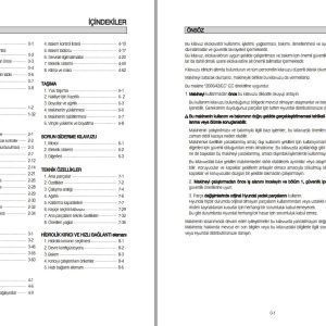 087 Hyundai Excavator HW140A Operator Manual TR