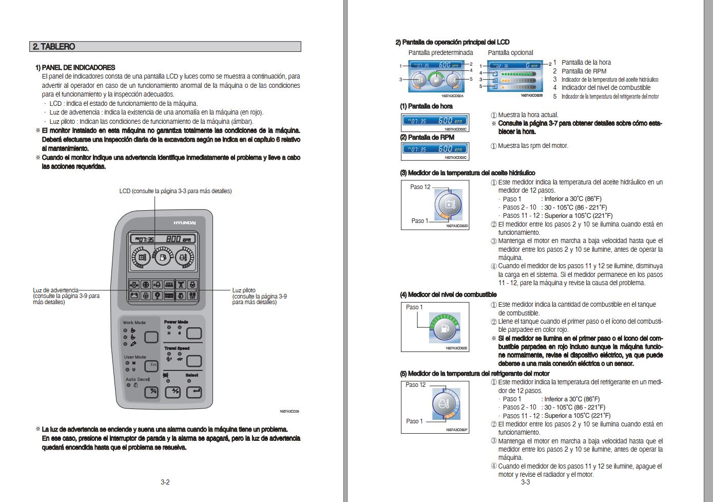 094 Hyundai Excavator HX210S HX220S Operator Manual ES 1