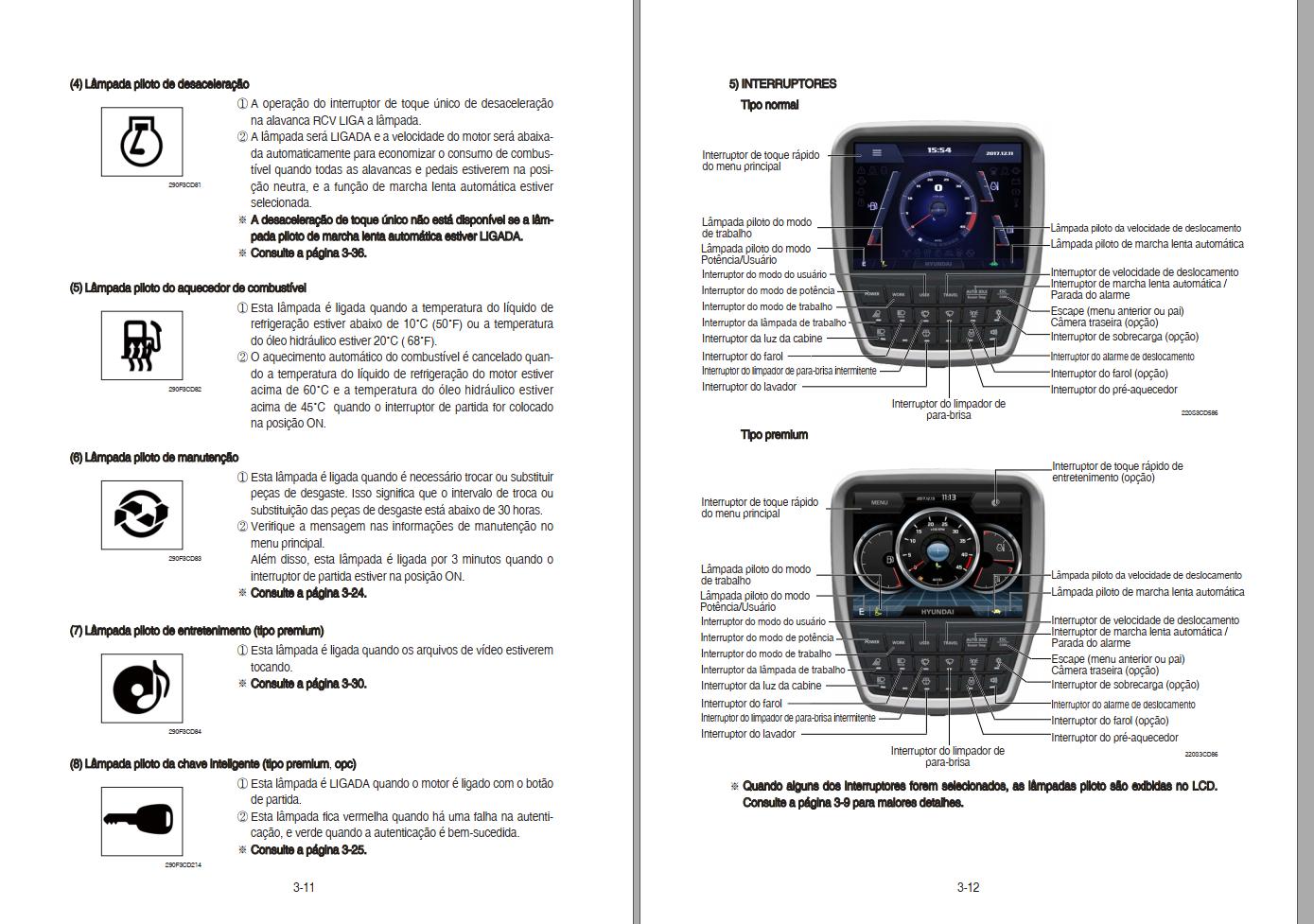110 Hyundai Excavator HX330SL Operator Manual PT 1