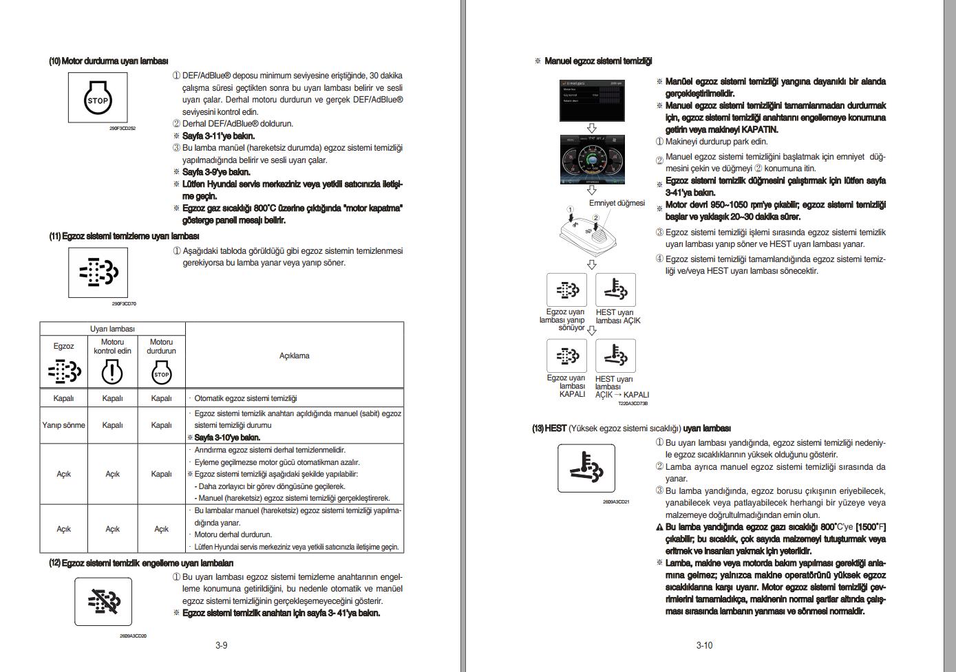 114 Hyundai Excavator HX350AL Operator Manual TR 1