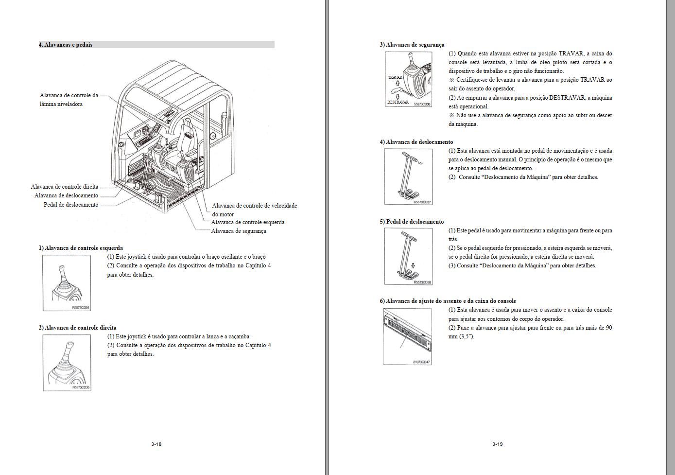 125 Hyundai Excavator HX60S Operator Manual PT 1