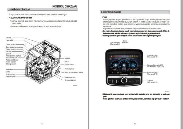 127 Hyundai Excavator HX85A Operator Manual TR 1