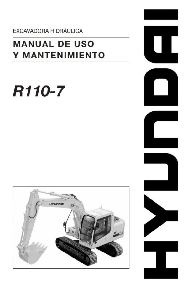 128 Hyundai Excavator R110 7 Operator Manual ES