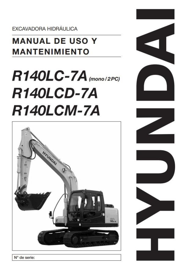 133 Hyundai Excavator R140LC 7A Operator Manual ES