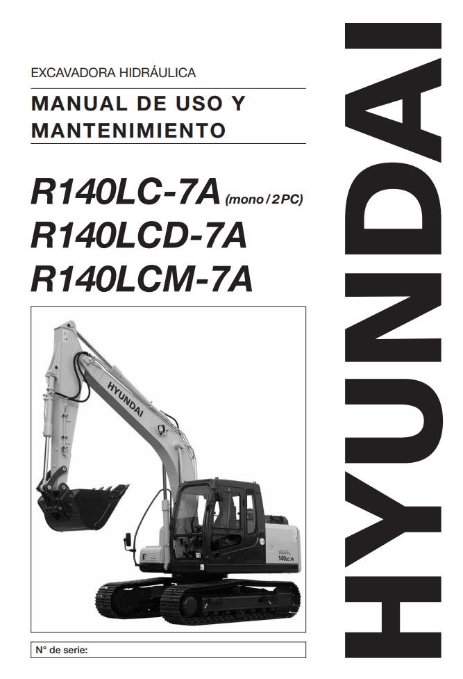 133 Hyundai Excavator R140LC 7A Operator Manual ES