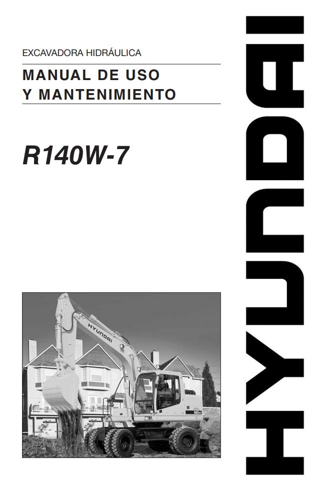 139 Hyundai Excavator R140W 7 Operator Manual ES